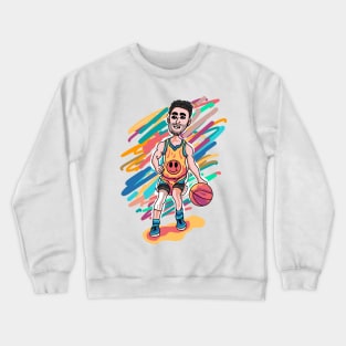 Portrait of Stephen Curry Crewneck Sweatshirt